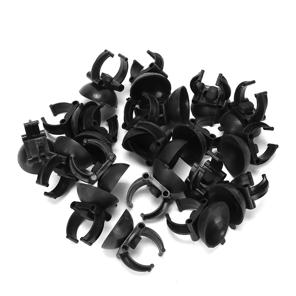20 Pcs Set PVC Aquarium Heatin - Plastic Pipe Clip 评论和价格
