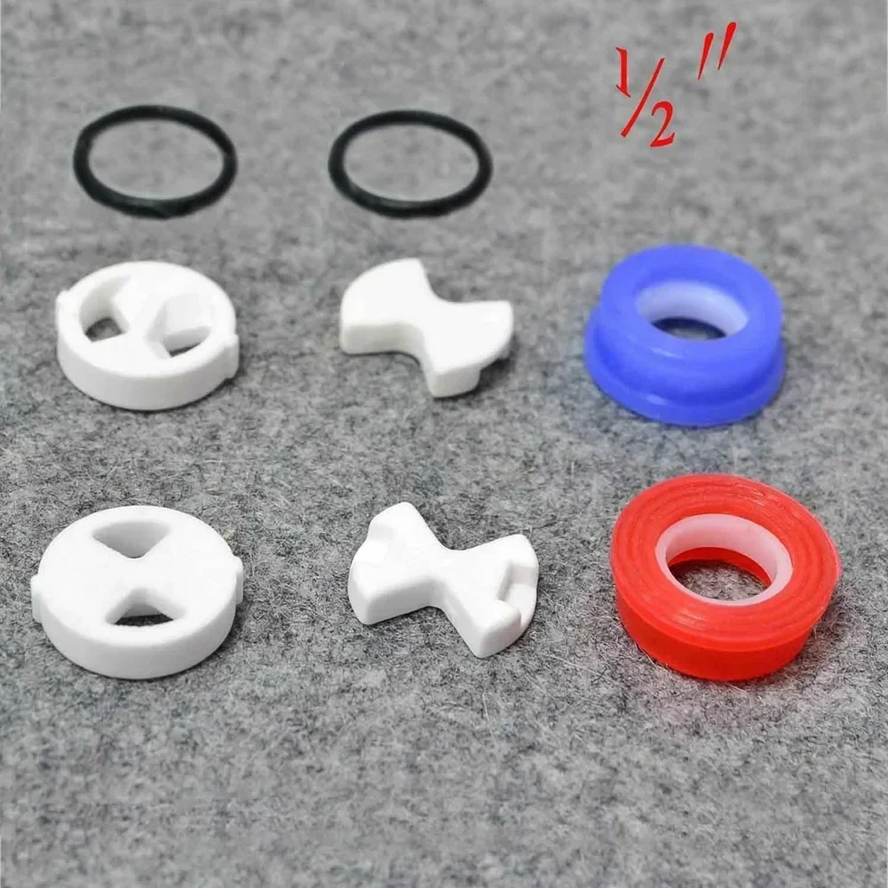 6PCS/set Ceramic Disc Silicon  - Silicone Tap Washer 评论和价格