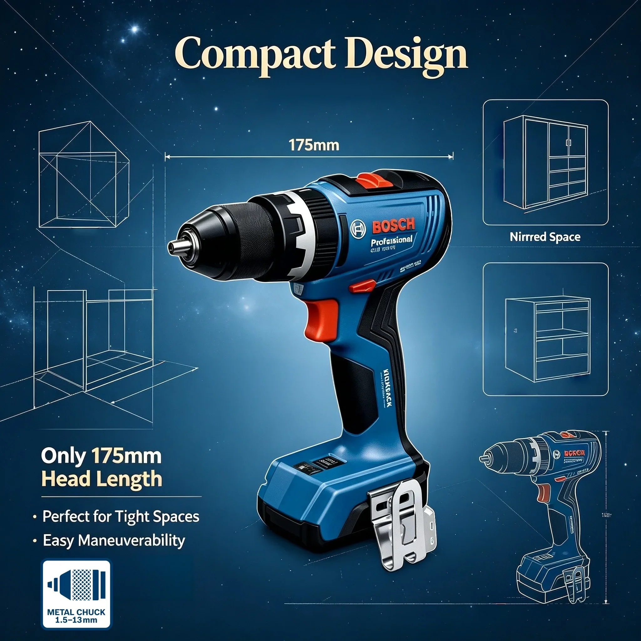 BOSCH  GSB 18V-65 Brushless Co - Bosch Drill Gsb 18V 评论和价格